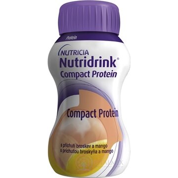 NUTRIDRINK COMPACT PROTEIN s príchuťou broskyňa a mango 24x125 ml obrázok